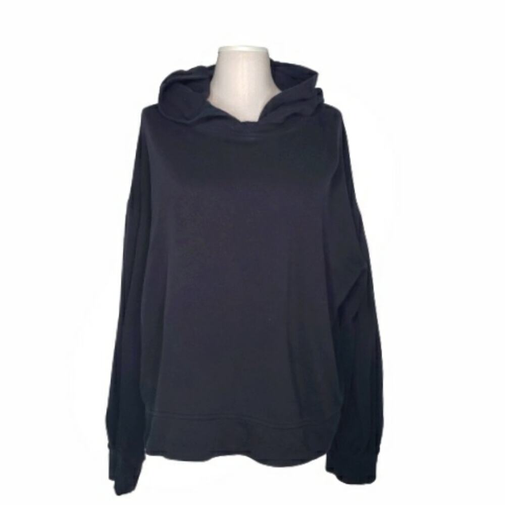 Lou & Grey Blouson Sleeve Cropped Hoodie